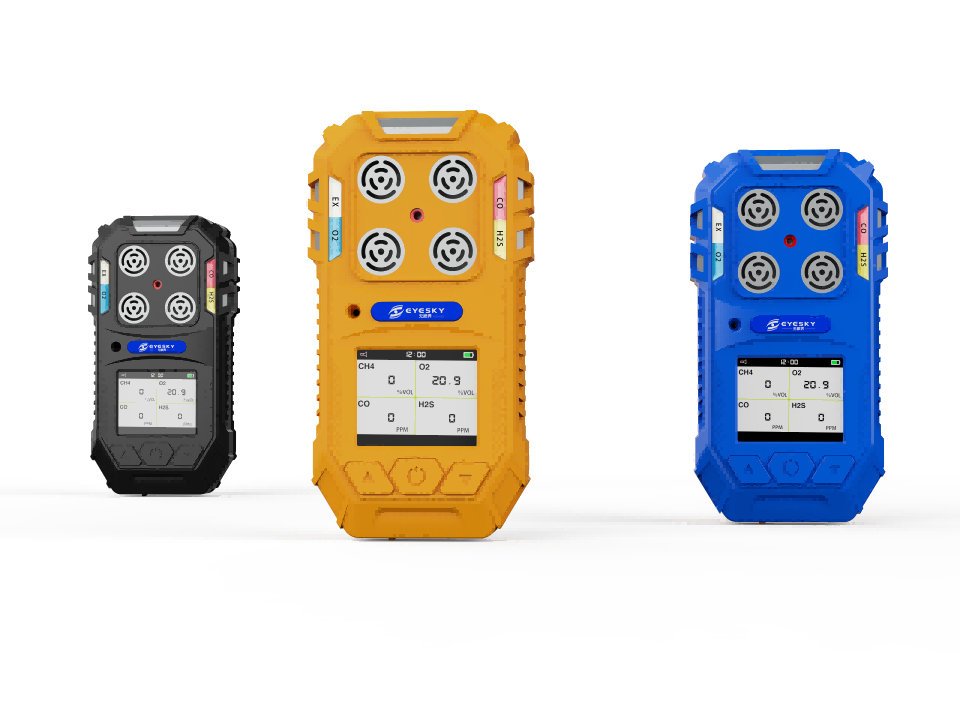 MS104K Prenosný detektor plynov 4 v 1